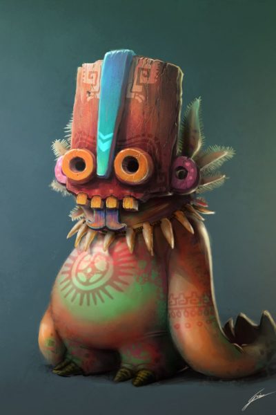 diseño gráfico personaje olos